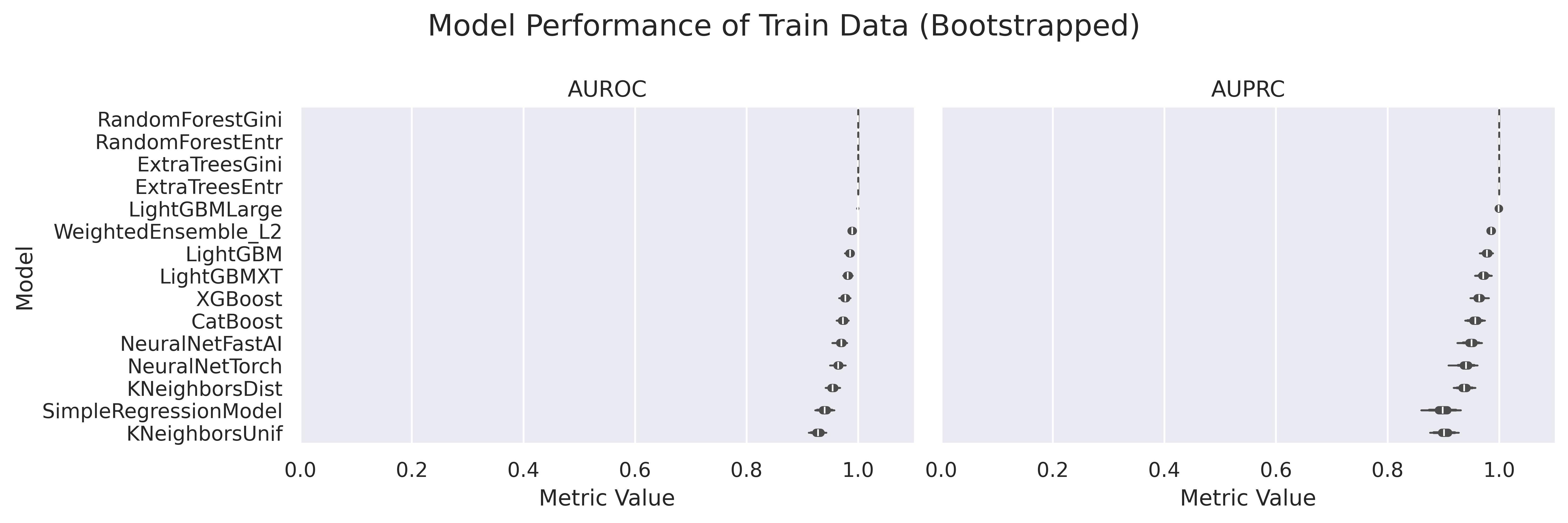 Train Bootstrapped Metrics